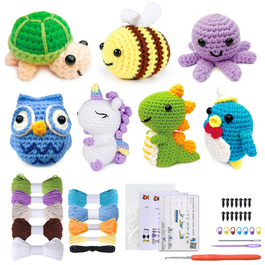 Ultimate Crochet Starter Kit for Beginners - DIY Doll Making Fun for Kids & Teens - Perfect Birthday Gift!