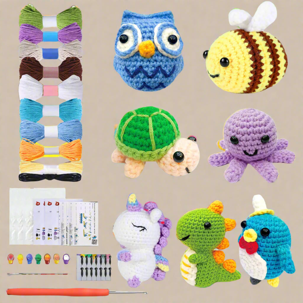 Ultimate Crochet Starter Kit for Beginners - DIY Doll Making Fun for Kids & Teens - Perfect Birthday Gift!
