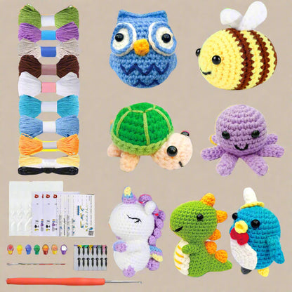 Ultimate Crochet Starter Kit for Beginners - DIY Doll Making Fun for Kids & Teens - Perfect Birthday Gift!