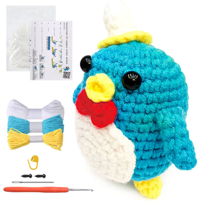 Ultimate Crochet Starter Kit for Beginners - DIY Doll Making Fun for Kids & Teens - Perfect Birthday Gift!