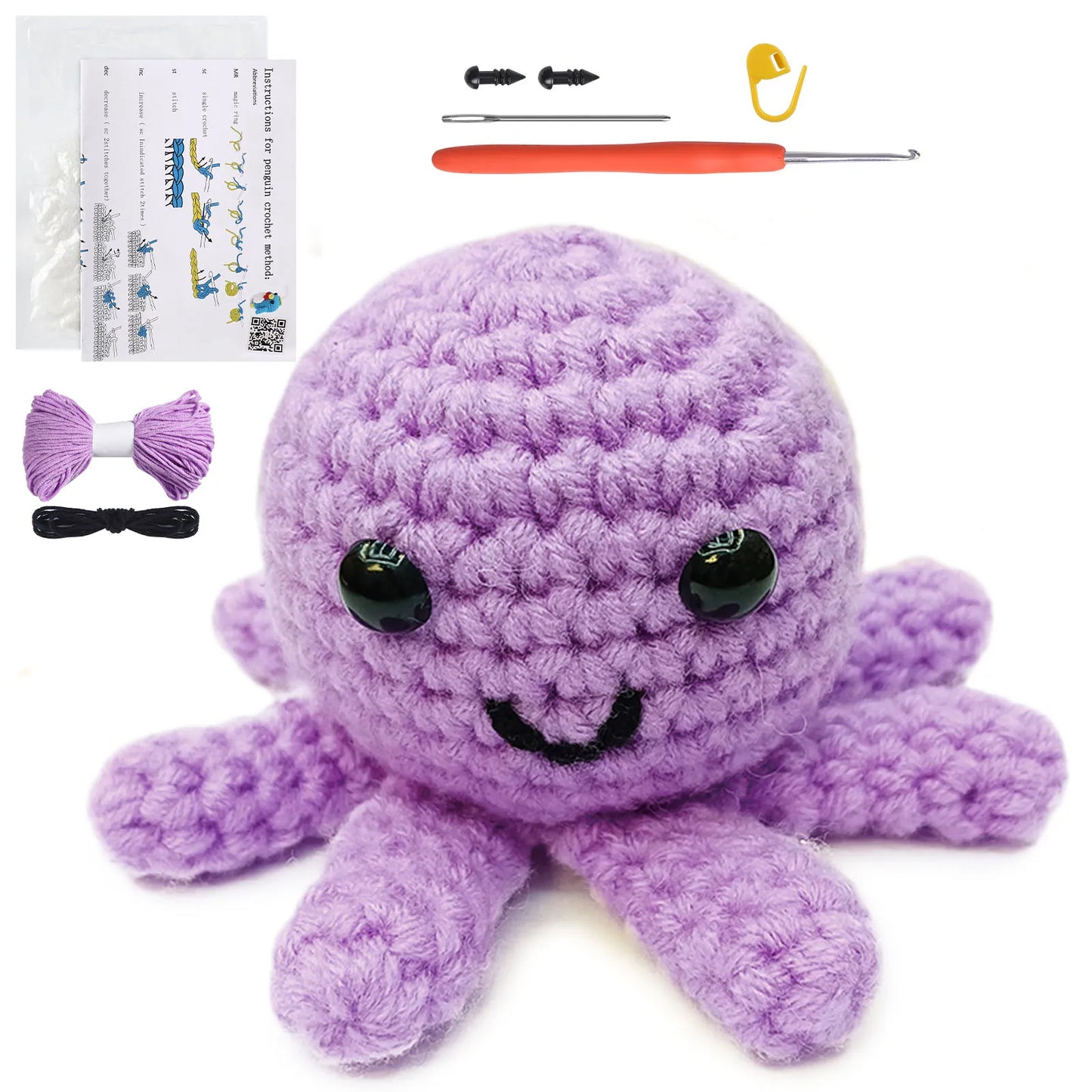 Ultimate Crochet Starter Kit for Beginners - DIY Doll Making Fun for Kids & Teens - Perfect Birthday Gift!